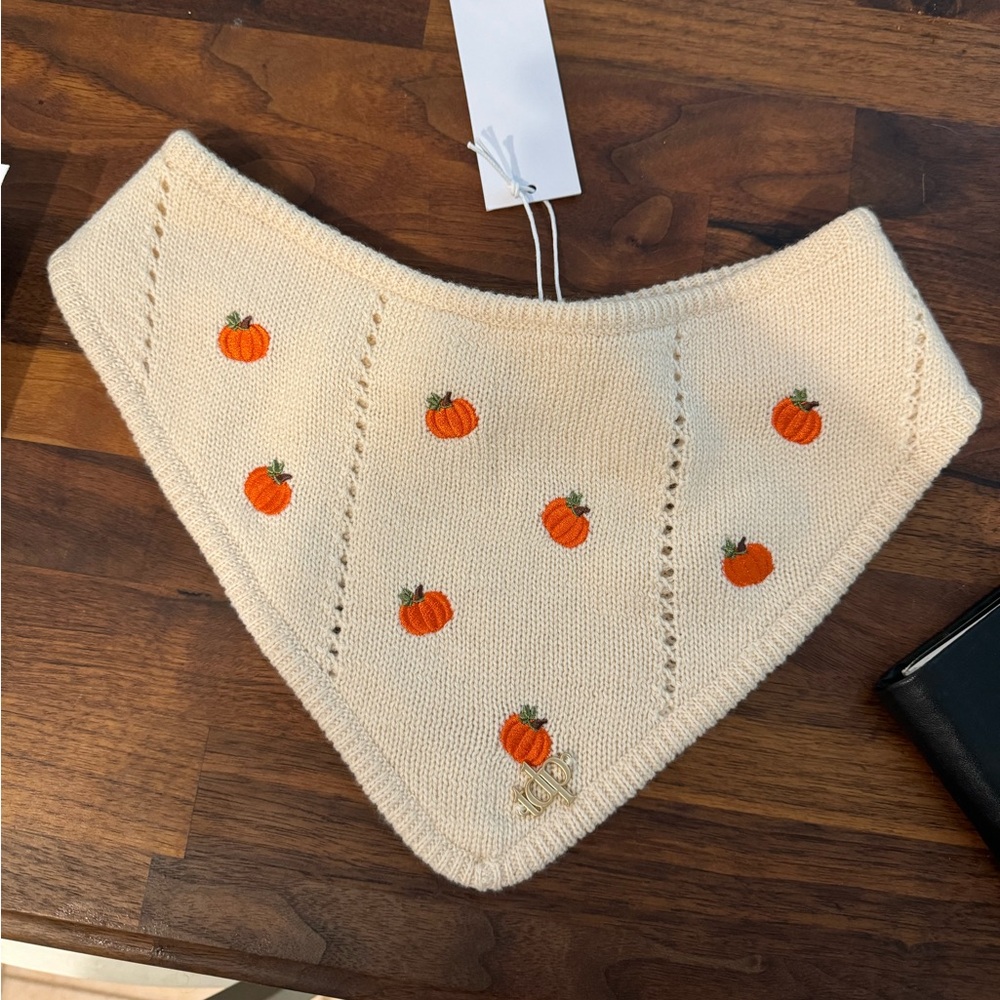 The Deluxe Pup Pumpkin Bandana for Pets